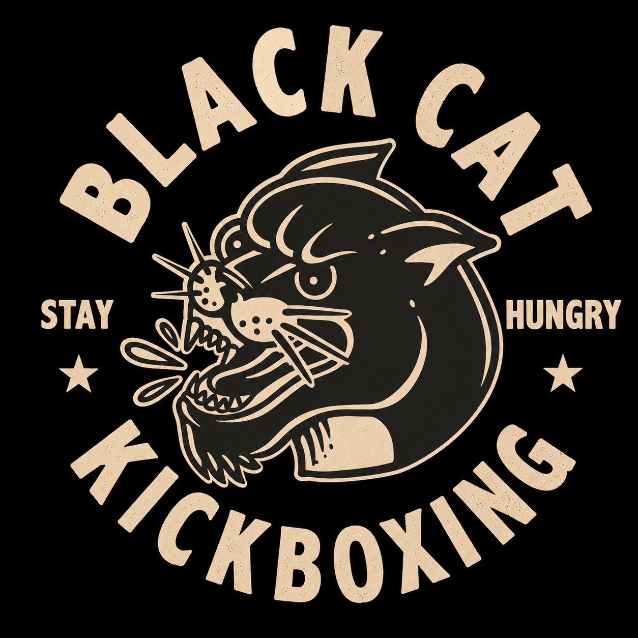 Black Cat Kickboxing logo